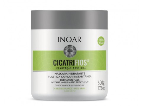 INOAR CicatriFios Mask - plauko struktūrą atkurianti kaukė 500 g